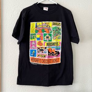 90s Vintage T-Shirt | Hershey’s Chocolate World | Travel Souvenir | Unisex Large